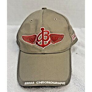 Breitling Snapback Hat 100% Cotton Tan/Red Embroidery Officially Licensed